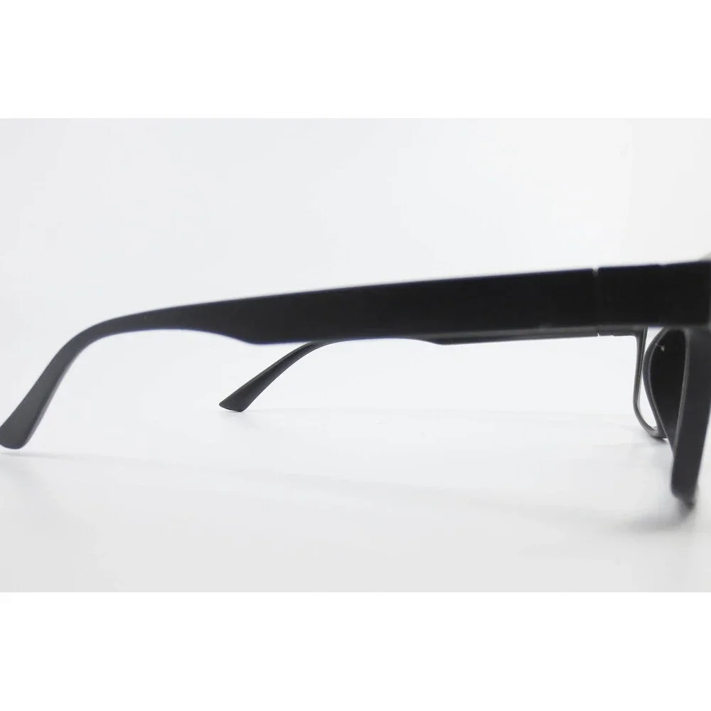 BKLYN Nostrand Matte Black Rectangular Eyeglasses Frames 55-17-140 Mens Womens